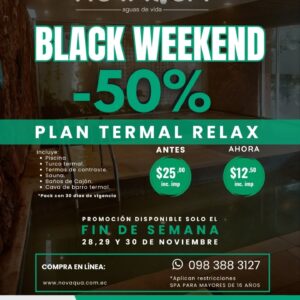 Plan Termal Relax 2x1 Black Weekend
